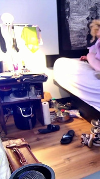 Rile Sie auf ihren hinteren beinen in der Luft finish in Ihrem i