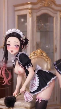 Sexy Maids Compilation - Wet & Messy Cleaning Ai