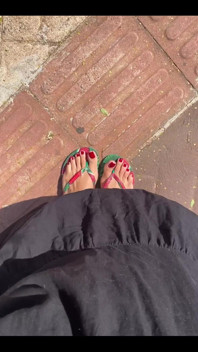 New Red Pedicure