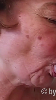 Old Granny Vera Wants to Swallow Cum