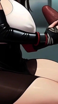 Tifa adora pegar o trem do Midgar