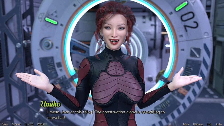 Dirty GamesXxX: 搁浅在太空：门户。第9集