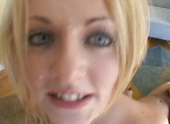 BBC Bootycasting: Děvka blondýna dostane tvrdou explozi mlíčka