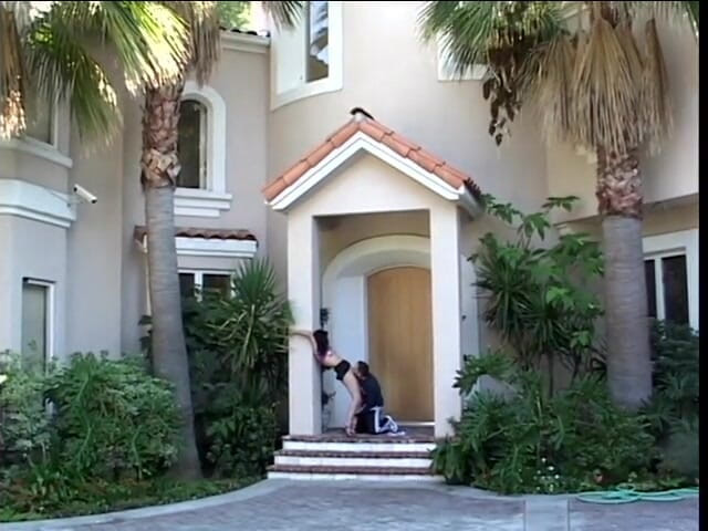 Pound Me Outside: In front of a lonely house,something naughty is happening