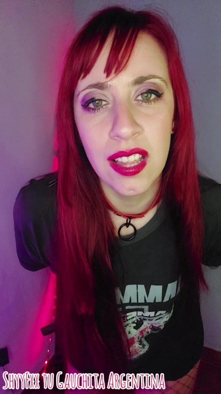 Tu Gauchita Argentina: Shyyfxx Verrückte Nacht mit einer Very Gauchita Metalhead rothaarige! Teil 1