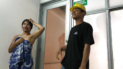 Johanna_love: Inženýr přijde do mého domu, aby mi pomohl s problémem...