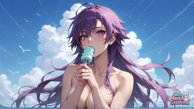 Solo Hentai Sessions: Starbucks doušky pod růžovým měsícem: sólo blaženost