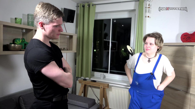 Fuck n Fetish: Party in dungaree - Spanking
