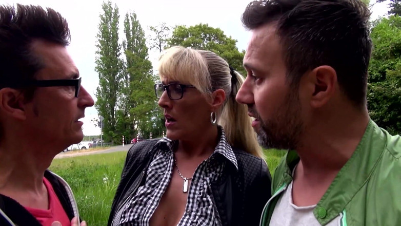 DEUTSCHLAN PORNO XXX: Wild Outdoor DP Fuck in the Woods