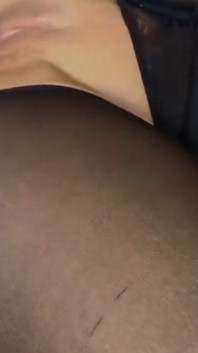 The Bitch Tore Her Tights to Sit on a Dick, Hot Homemade Porn, in a Skirt