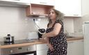 PeePorn: Stepmoms pee-kitchen