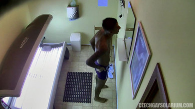 Czech Gay Solarium: Czech Gay Solarium 13 Jantan Kurus Berbogel Penuh