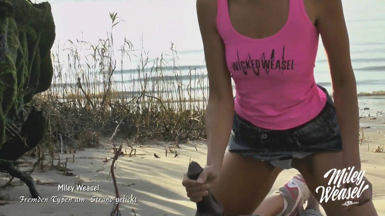 Miley Weasel: Fucked przez Nieznajomego BBC na plaży