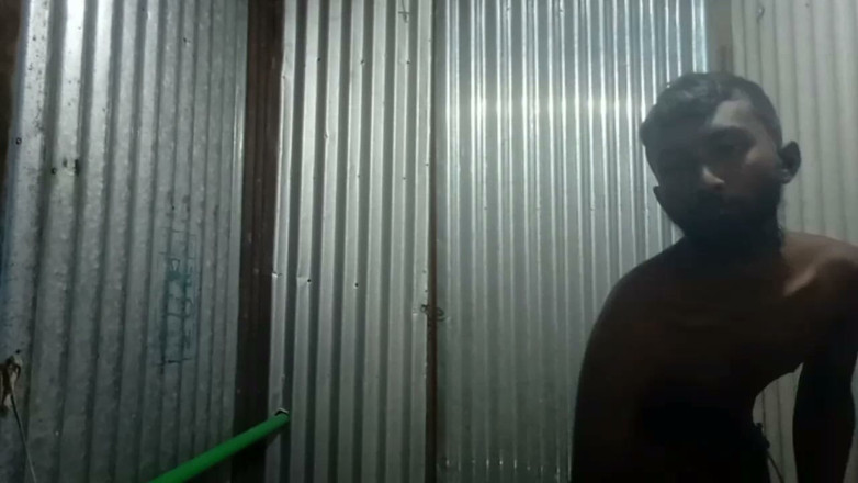 Gay sex video 1: Nudy Shower and Masturbate