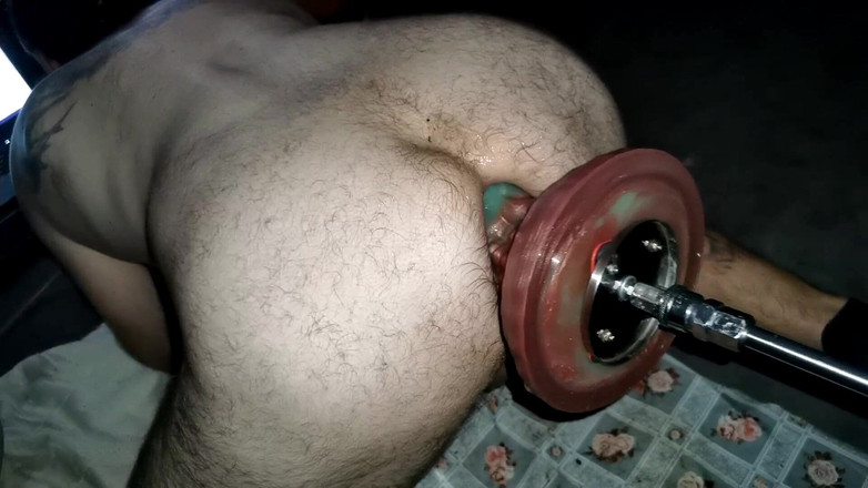 Fuck machine massaker: 新的假阳具Mandrake Xl肛交机器