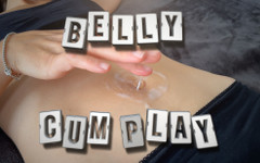 Wamgirlx: Bauch und bauchnabel spielen mit sperma