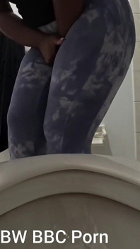 Desperate for a Pee Pissing in the Toilet POV