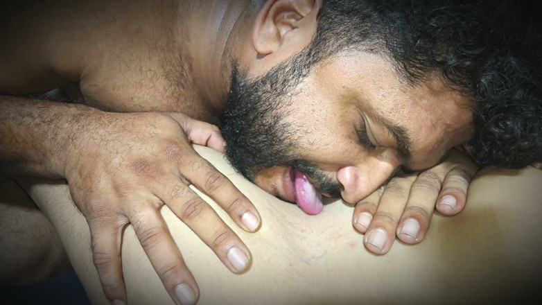 Kamasutra216789: Licking Sexual Game Play by Jackson with Chocolate Syrup Over...