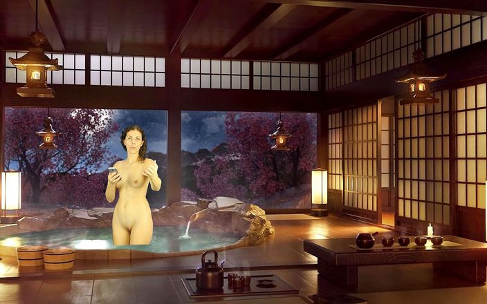 Theory of Sex: Baño mear, castigo Lectura desnuda. Baño japonés. Julia V Tierra
