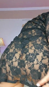 Preto renda lingerie fashion show n strip