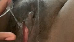 Super sexy ebony cuties: Stimulace mého klitorisu s vibrátorem, intenzivní sténání orgasmů
