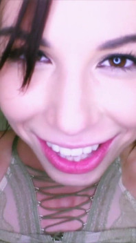 Aidra Fox POV blowjob and cum swallow