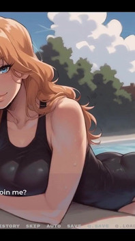 Noua mea iubită Tabu Hentai joc Ep.2 sora vitregă cu țâțe mici și mama vitregă milf mă tachinează în costum de baie!