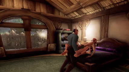 Wraith ward: A night with an stepmother & stepdaughter : Warcraft parody