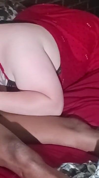 흑인 대물 전체를 삼키는 불머리