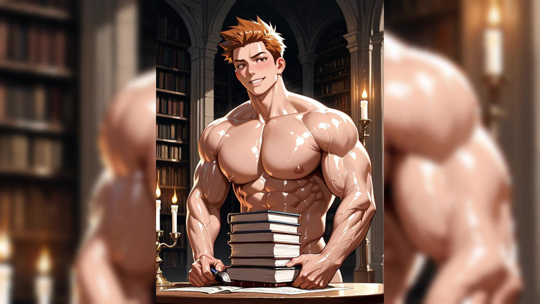 Erotic Man: Hairless Muscle Hunks Ai Slideshow