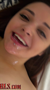 Beautiful Teen BBW First Titty Fuck Cum Swallow