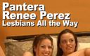 Edge Interactive Publishing: Pantera &amp;amp; Renee Perez 女同性恋者脱衣服振动吃