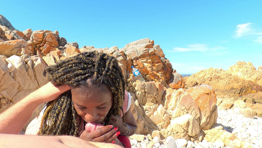 I Lick All the Cum of Sugardaddies Cock on a Secret Beach After Our Hike