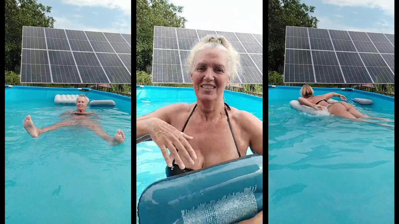 Lukerya: Dona de casa gostosa Lukerya relaxa