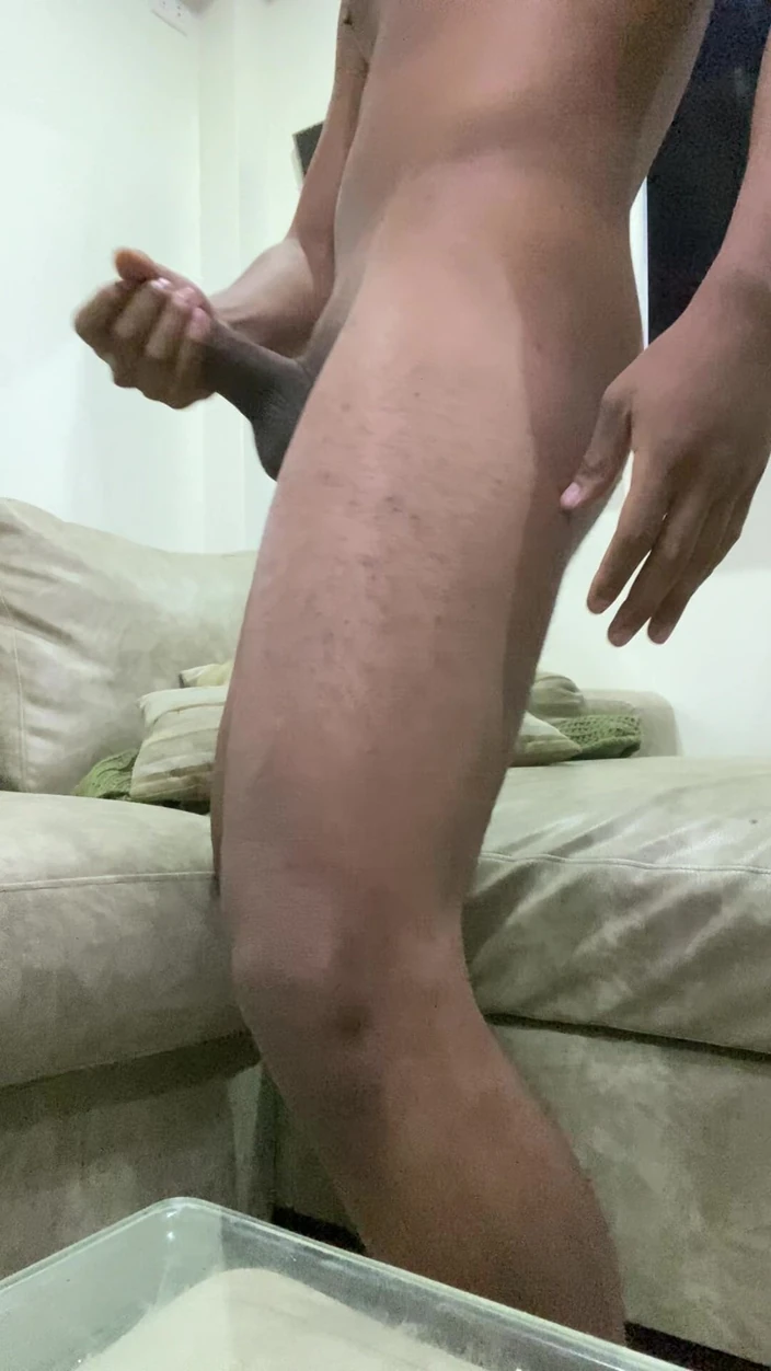 Black Fer: Undressing and Buzzting a Huge Load