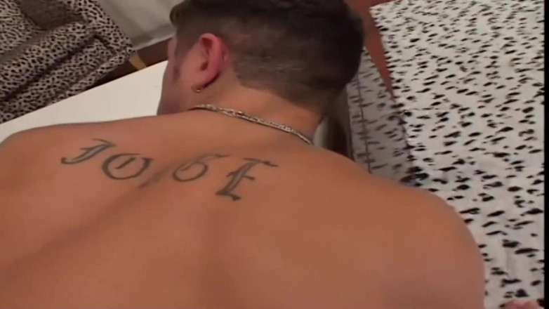 Transcumzcom: He is happy with the cock inside of his ass...