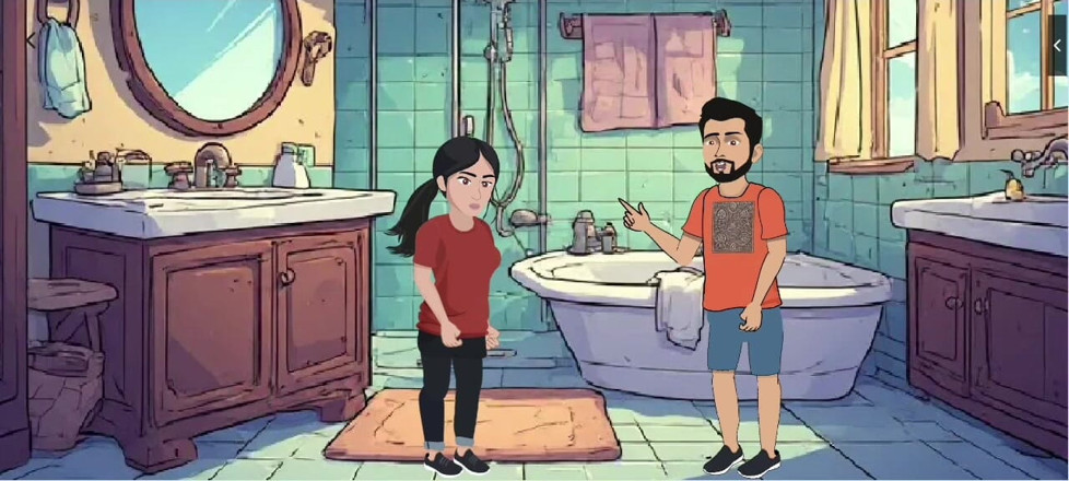 Mr dick gamez: Hardcore koppel seks in douche in de badkamer