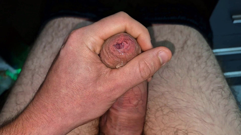 GloomyChase977: Big Uncut Phimosis Cock Solo. Precum Leaking, Tight Foreskin Tease,head...