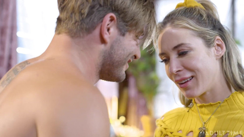 Adult Time: Adult Time - Raunchy Aiden Ashley Lets Dating App Stranger Creampie...