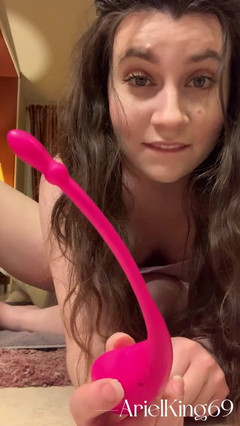Ariel King: Control my bluetooth vibrator long distance babe