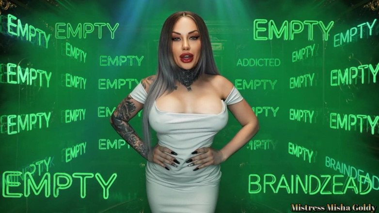 Goddess Misha Goldy: Mon plaisir impuissant sans cervelle, zombie
