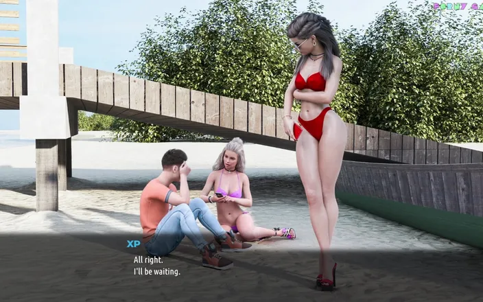 Porny Games: Breeze of Passion by L7team - Beach Sex with a Mysterious...