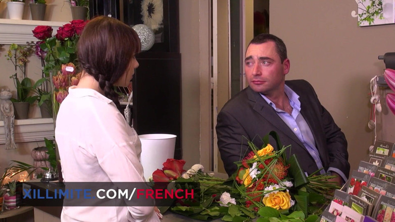 French girls at work: Threesome and anal sex with 2 french teens