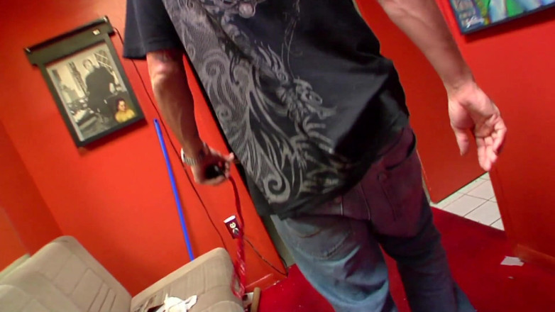 Get Your Fix: B&amp;E blonde caught and fucked on the couch