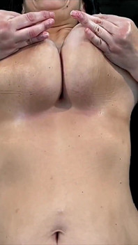 처진 젖탱이 훈련 젖꼭지 당기기 3
