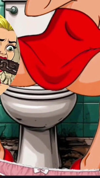 Gloryhole: Zamężna gospodyni domowa zerżnięta w ustach i dupek w brudnej publicznej toalecie