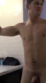 New Blonde Beach Boy Brandon Parker Cums