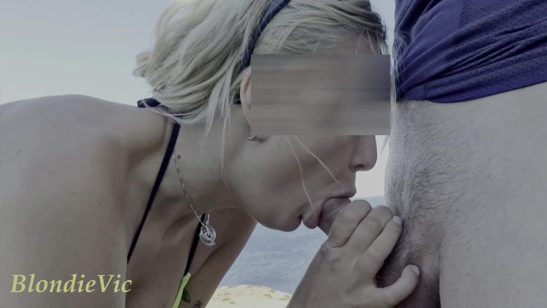 BlondieVic: we risk getting caught during sex on the beach