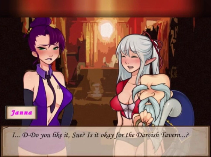 3DXXXTEEN2 Cartoon: Janna impara a servire correttamente .. Sesso cartone porno 3D