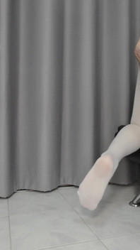 Sissykanisa's Lingerie Collection Ep17: White Open Crotch Pantyhose